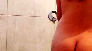 The best friend of my husband surprised me and got into the shower with me he made me suck his cock and he threw his cum on my face