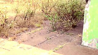 Hey there check out this wild garage surprise with my neighbor using a dildo on herself