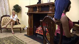 Cindy Behr And Romana Ryder Crave Cock And Pussy In Wild Threesome