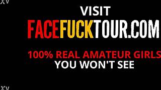 My busty latina neighbor wanted sugar but got rough deepthroat face fucking instead 😈