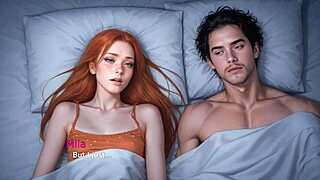 Mila's loyal route starts with wild public gangbang anal creampie from monster cocks in 3some fun