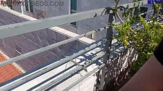 Two amateur girls team up on Eric John's big dick for outdoor footjobs on the patio, barefoot and wet with balcony licking and tight pussy fingering in this ErotiqueFetish threesome promo.