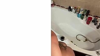 Oh man, check out this beautiful devious hotwife with her mature milf tits and tattoo solo vibe