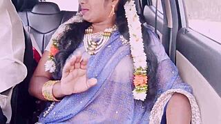 hey, check out this indian car romp with a beautiful tourist and driver full of telugu dirty talk 😏🚗
