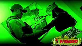 Whoa! Stunning 18-year-old beauty moans loud in passionate interracial quickie with massive cock pounding her juicy pussy and big clit till squirting orgasm!