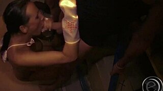 Why does Mandy Bright give the best German blowjobs with cumshots on her tits?