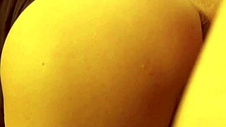 I fuck this hot teen and she melts with pleasure from doggystyle to cum on ass.