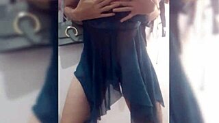 i'm a pretty latina girl dancing solo in lingerie and things get wild next