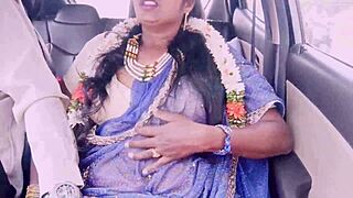hey, check out this indian car romp with a beautiful tourist and driver full of telugu dirty talk 😏🚗