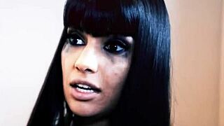 Watch this alluring bigtits milf get pleasured by teen 18+ in full stockings storyline!