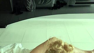 Blonde Bodybuilder Slut Takes Huge Monster Cock In Double Vaginal And Double Penetration Action.