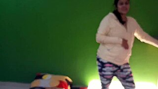 hey, desi bbw gets licked and fucked hard with dirty talk in homemade action