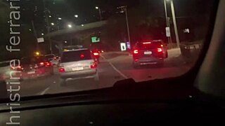 Uber hotwife takes xerecard payment in public anal creampie fisting squirting action.