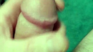 What If This Huge Cock Cums from Solo Toy Masturbation in Sexy Homemade Handjob?