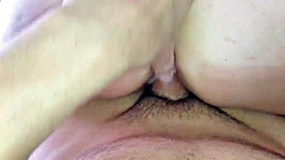 first time creampie in swollen ovulating pussy with blonde bbw riding and squirting action 😏💦