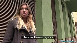 Public agent spots hot model and fucks her underground with pov cumshot in wild outdoor action 😜