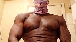 Big black hairy cock worship with Hallelujah Johnson Jeremiah the greatest pornstar ever in solo domination fetish