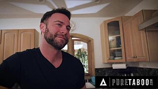 What if Hailey Rose gets caught with cum facial from guys in rough mmf party?