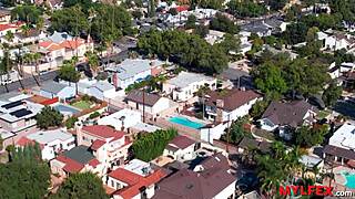 What happens when a flexible blonde milf with small tits tries to outsmart her lover but ends up in wild anal cowgirl riding