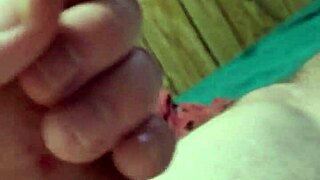 What If This Huge Cock Cums from Solo Toy Masturbation in Sexy Homemade Handjob?