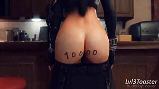 Hey check out this wild Final Fantasy VII vibe with Tifa Lockhart getting into some hot anal creampie action in cowgirl and doggystyle