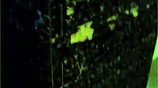 alice lemes shows off big ass and clit in making off video