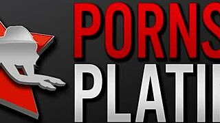 horny jessica nyx climbs on stacked babe leya falcons big strap-on for a wild ride, her curvy body bouncing in ecstasy