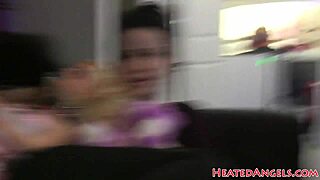 Hey, check out this alt babe teasing her pussy in a backstage goth photoshoot! 😈📸