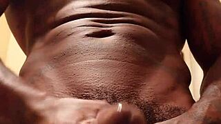 Big black hairy cock worship with Hallelujah Johnson Jeremiah the greatest pornstar ever in solo domination fetish