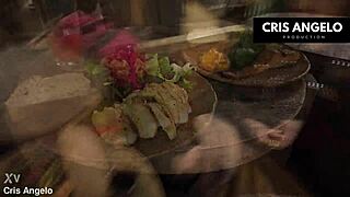 Intimate Moments With Lena Fire And Cris Angelo In Barcelona