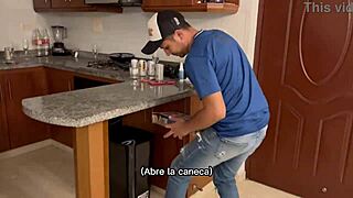 i seduce the delivery guy to give me a pepperoni pizza treat