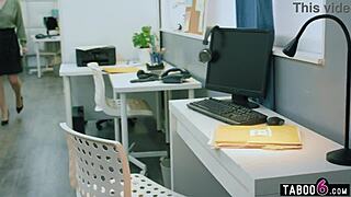 i uh love when my boss casey calvert and pa anna claire clouds get all close in the office