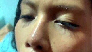 Petite young babe takes on a big black cock and ends up covered in cum