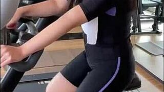 Energetic Japanese babe, want to get fucked romantically in this hotel amateur video?