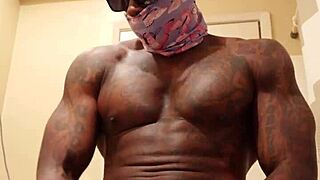 Big black hairy cock worship with Hallelujah Johnson Jeremiah the greatest pornstar ever in solo domination fetish