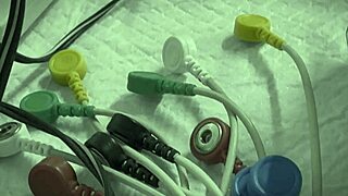 Dominatrix mistress april unleashes electro torment on patient penis in hospital exam with kinky nurse