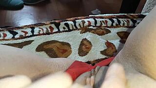 to the sounds of very wet flowing pussies we cum three times at the same time