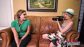 Skinny Hotties Lauren and Pixie Pie Share a Dick to Suck and Get Banged