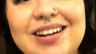 I feel so excited backstage with pretty Dessa Hot doing quick oral and facial cumshot