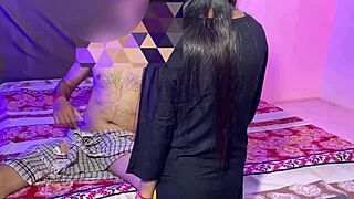 my nieces pussy got wet seeing my thick cock so i fucked her tight hole first time