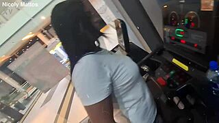 I'm Sweaty And Horny At The Gym Fingering My Pussy Until I Cum Hard Outdoors!