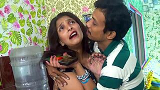 fuck my best friend's sexy indian wife in kitchen while she cooks food