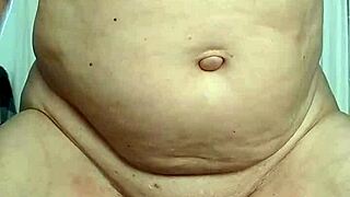 Amateur Housewife Rides Dildo to Orgasm with Naughty Tits.