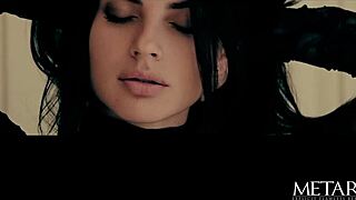 Stunning Model Fingerbangs Her Hairy Pussy To An Intense Orgasm With Sexy Legs And Heels