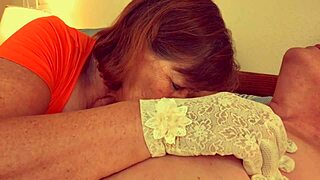 Granny Velma Dinkley Delivers Spectacular Cocksucking With Cum In Mouth As Slutty Sleuth