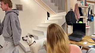 big dick guy stretches cute teen's tight shaved pussy deep