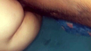 The passionate lover claimed her tight ass in a wild quickie, ignoring the pain for pleasure