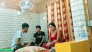 Could this chubby indian wife suggestively handle monster cock sucking in naughty cheating threesome fun