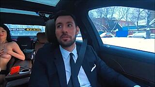 i uh hot russian milf uh playing pervert game with fake taxi driver