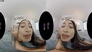 vrallure petite asian avery black masturbates with vibrator in solo